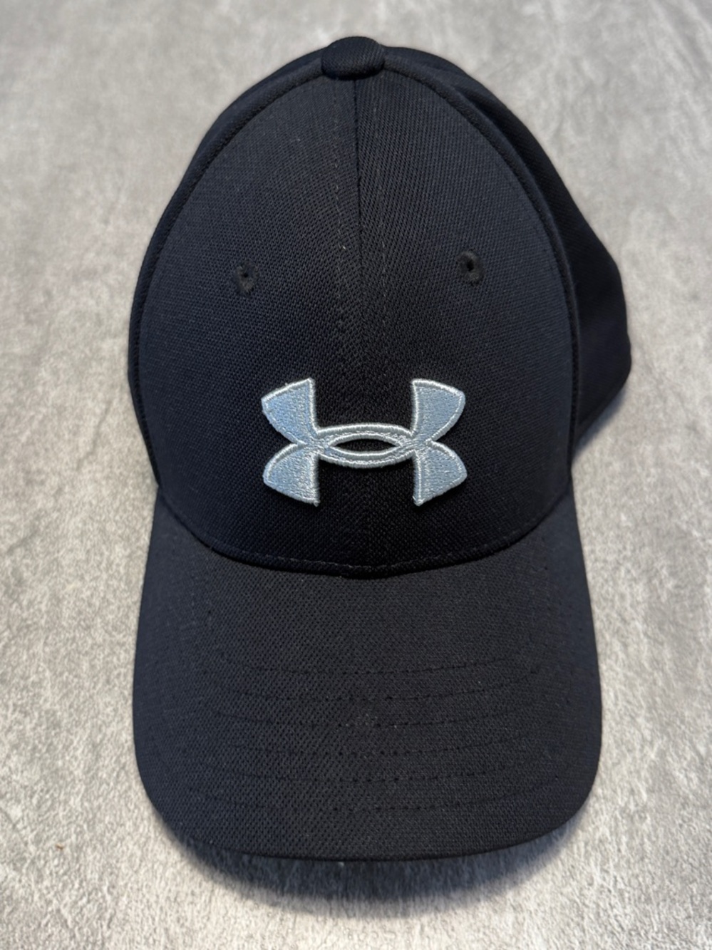 Under Armour Navy Blue Hat with Silver Logo - BOYS Cap